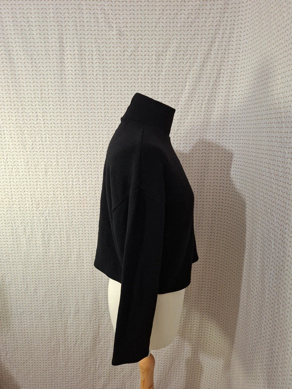 Top pull noir Zara - Taille S - 36