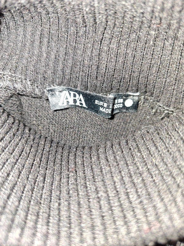 Top pull noir Zara - Taille S - 36