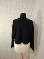 Top pull noir Zara - Taille S - 36