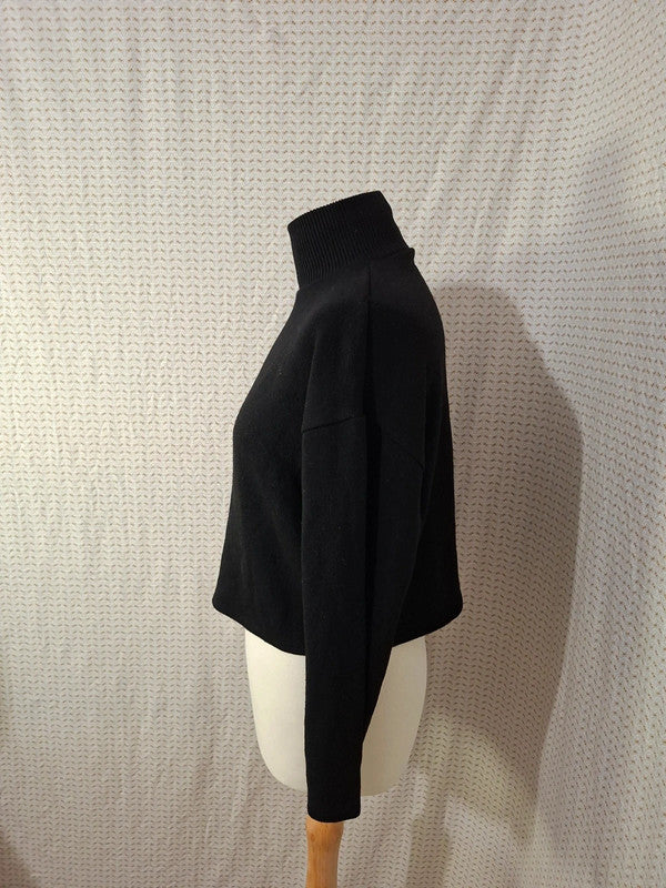 Top pull noir Zara - Taille S - 36