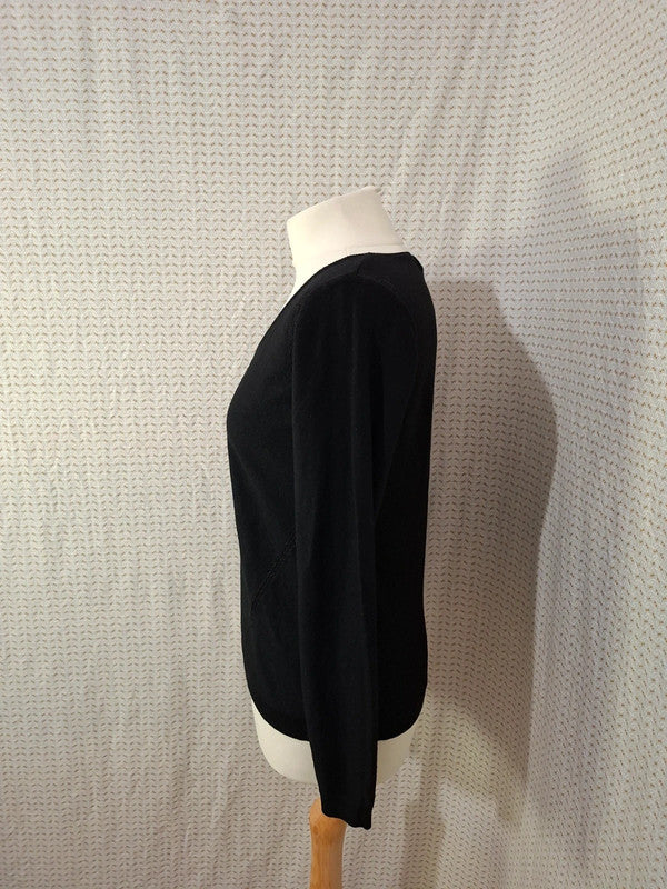 Pull col V noir Lady Blush - Taille S - 36