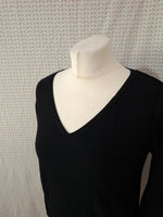 Pull col V noir Lady Blush - Taille S - 36