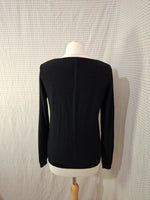 Pull col V noir Lady Blush - Taille S - 36