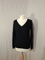 Pull col V noir Lady Blush - Taille S - 36