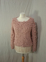 Pull rose brillant Queen's - Taille L - 40