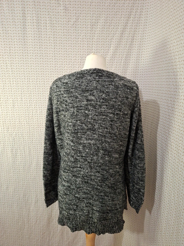 Pull noir brillant Camaïeu - Taille XL - 42