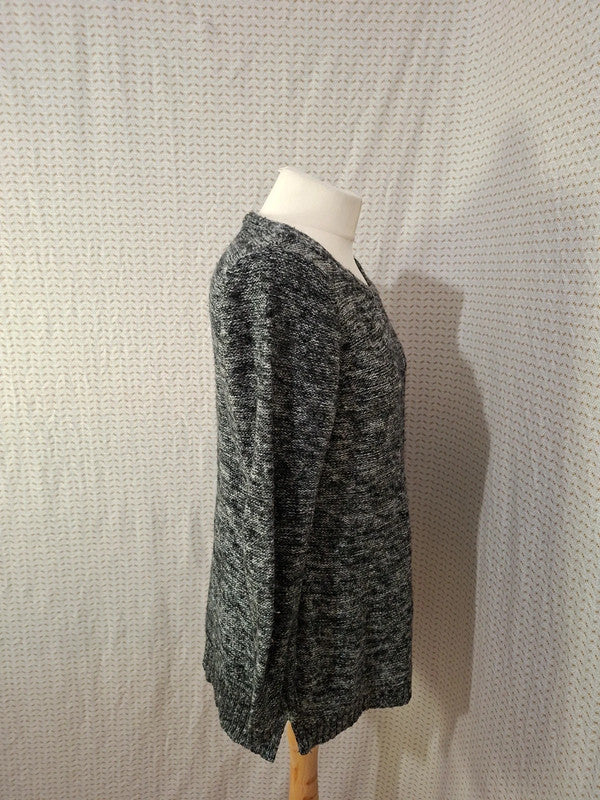 Pull noir brillant Camaïeu - Taille XL - 42