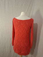 Robe pull orange Mademoiselle-Élégance - Taille L - 40