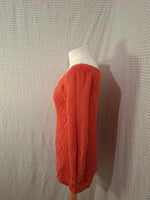 Robe pull orange Mademoiselle-Élégance - Taille L - 40
