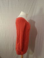 Robe pull orange Mademoiselle-Élégance - Taille L - 40