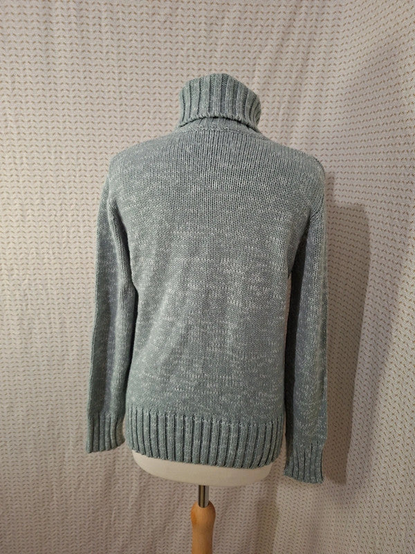 Pull gris col roulé Camaïeu - Taille M - 38