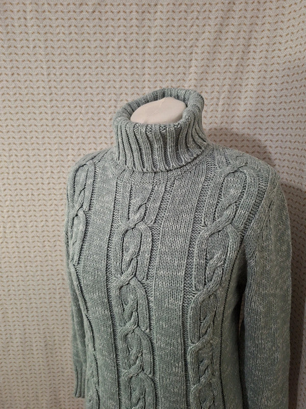 Pull gris col roulé Camaïeu - Taille M - 38