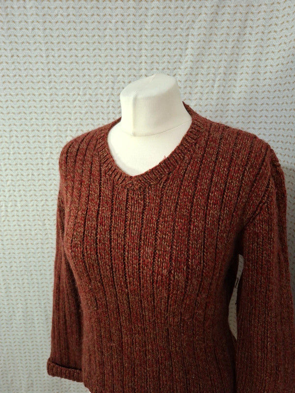 Pull rouge Mademoiselle-Élégance - Taille L - 40