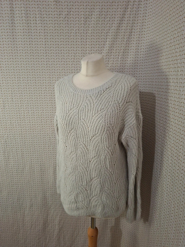 Pull blanc Camaïeu - Taille M - 38