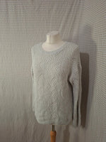Pull blanc Camaïeu - Taille M - 38