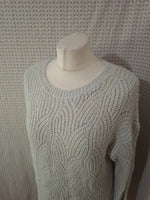 Pull blanc Camaïeu - Taille M - 38