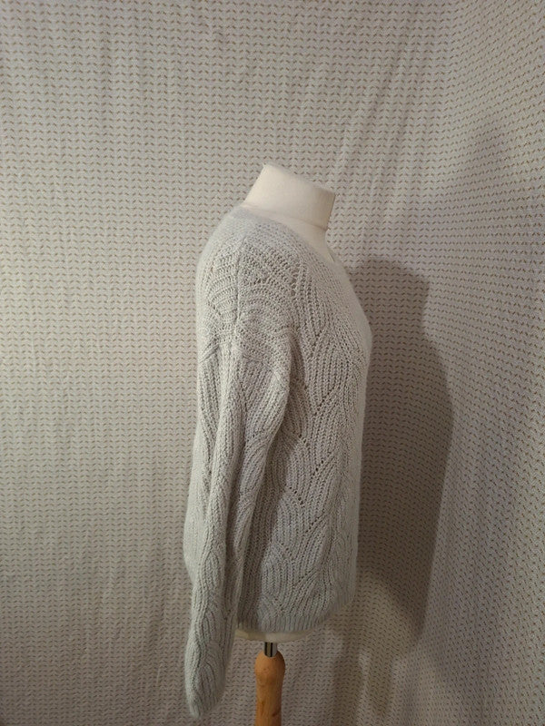 Pull blanc Camaïeu - Taille M - 38