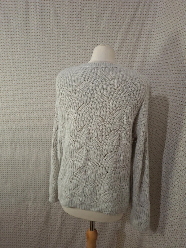 Pull blanc Camaïeu - Taille M - 38