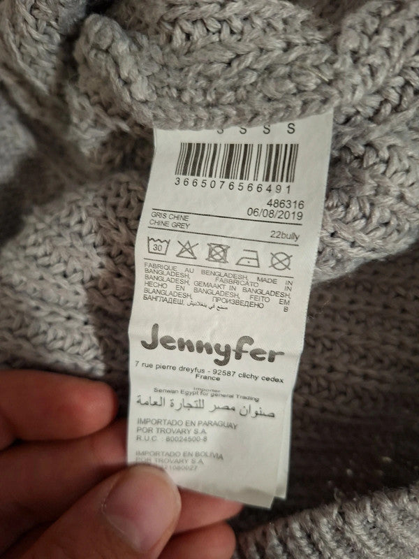 Pull gris épais Jennyfer - Taille S - 36