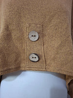 Top moutarde Mademoiselle-Élégance - Taille L - 40