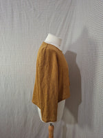 Top moutarde Mademoiselle-Élégance - Taille L - 40