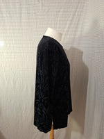 Pull noir brillant Mademoiselle-Élégance - Taille XL - 42