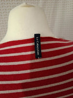 Pull rayé rouge Le Castelan - Taille XS - 34