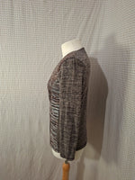 Blouse grise brillante Armand Thiery - Taille M - 38