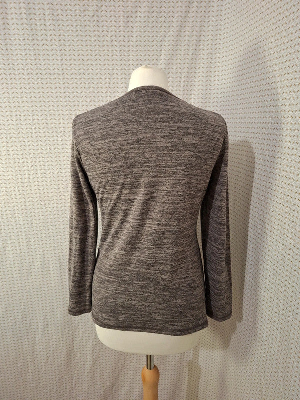 Blouse grise brillante Armand Thiery - Taille M - 38