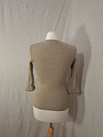 Pull beige C&A - Taille S - 36