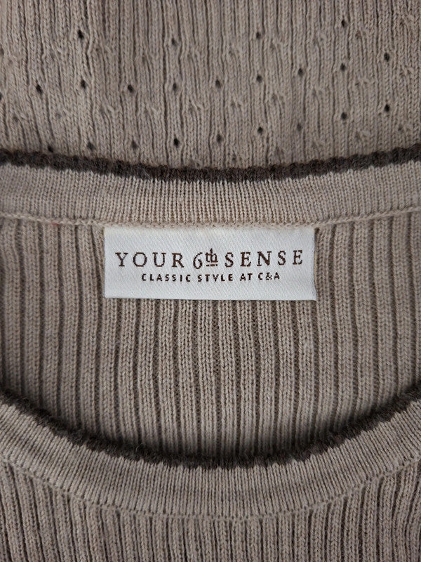 Pull beige C&A - Taille S - 36