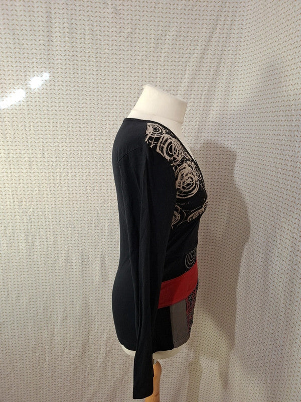 Blouse noir Desigual - Taille L - 40