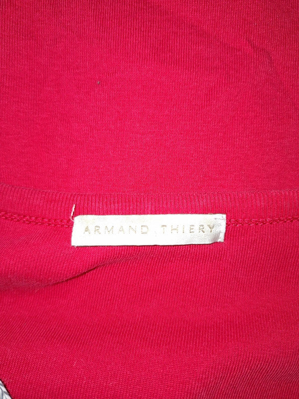 Blouse noir et rouge Armand Thiery - Taille M - 38