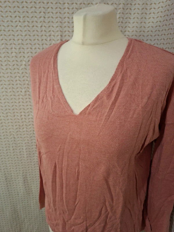 Pull rose léger Camaïeu - Taille L - 40