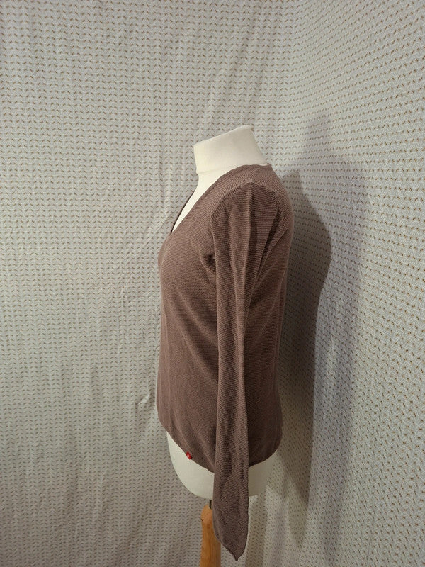 Pull léger marron Edc - Taille S - 36