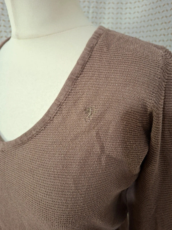 Pull léger marron Edc - Taille S - 36