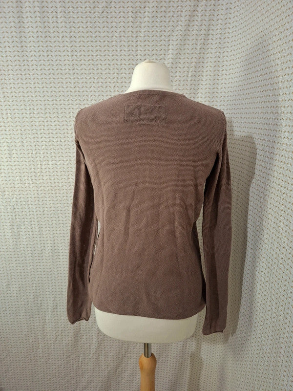 Pull léger marron Edc - Taille S - 36