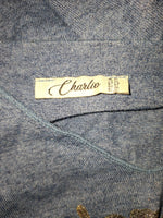 Pull bleu léger col V Charlio - Taille L - 40