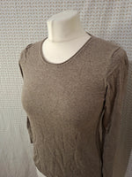 Blouse marron Edc - Taille XS - 34