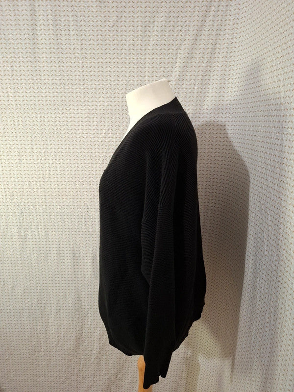 Pull noir over size MNG - Taille S - 36