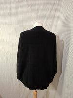 Pull noir over size MNG - Taille S - 36