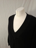 Pull noir over size MNG - Taille S - 36