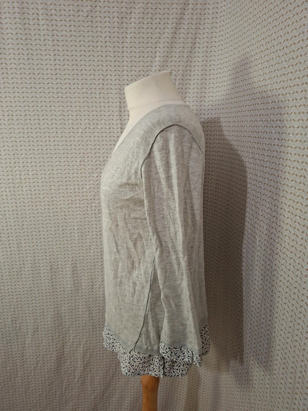 Blouse grise Season - Taille L - 40