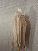 Cardigan beige Double Jeu - Taille XL - 42