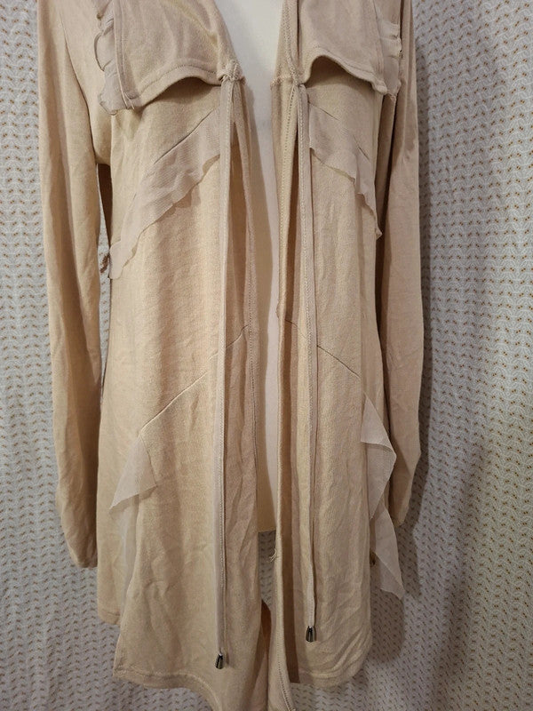 Cardigan beige Double Jeu - Taille XL - 42