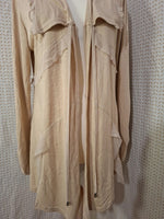 Cardigan beige Double Jeu - Taille XL - 42
