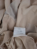 Cardigan beige Double Jeu - Taille XL - 42