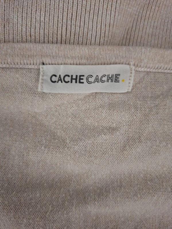 Pull beige Cache Cache - Taille L - 40