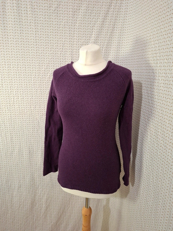 Pull violet - marque inconnue - Taille M - 38
