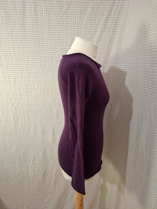 Pull violet - marque inconnue - Taille M - 38